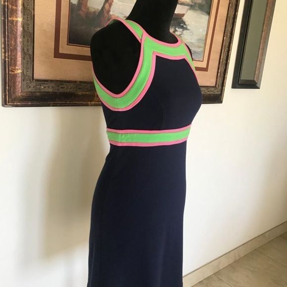 Lily Pulitzer size 0 scoop neck stretchy dress  - Picture 3 of 10